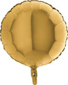 Ballon rond en or (rempli d'hélium) 