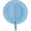 Ballon rond bleu clair (rempli d'hélium) 