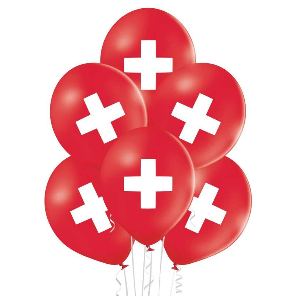 Schweiz Ballon - Latex bedruckt