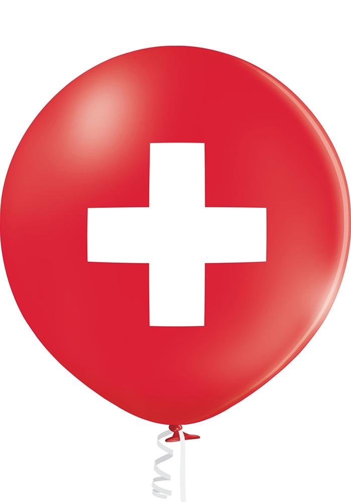 Schweiz Ballon XL - Latex Ballone Uni