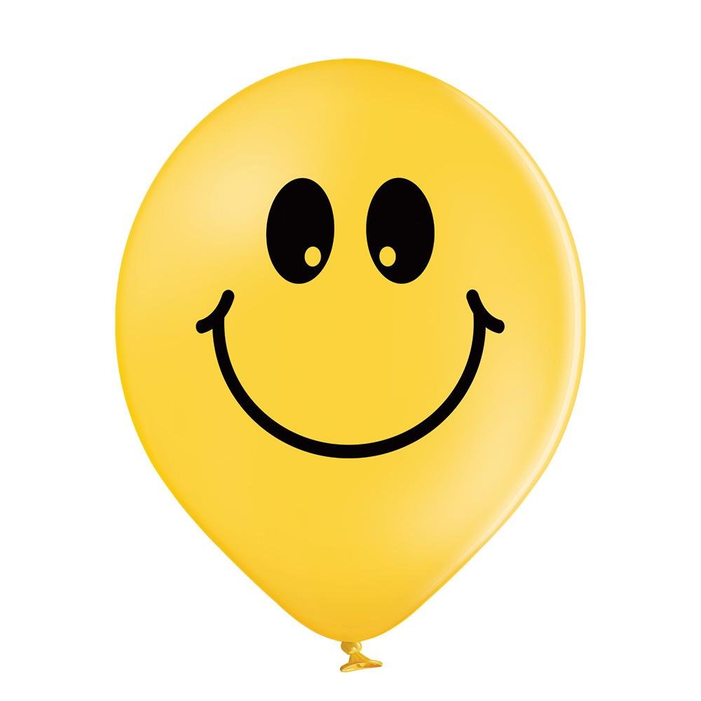 Smiley Ballon - Latex bedruckt