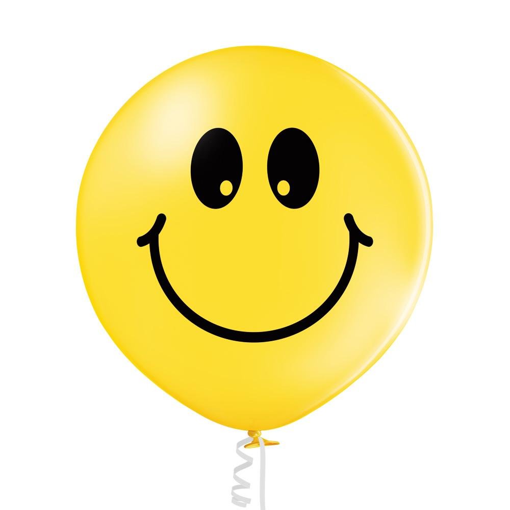 Smiley Ballon XL - Latex bedruckt XL