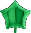 Ballon vert étoilé (rempli d'hélium) 