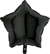 Stern schwarz Ballon (mit Helium gefüllt)