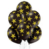 Ballon Etoiles or / noir 