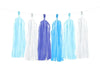 Tassel garland blue mix 
