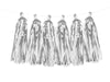 Tassel Girlande silber