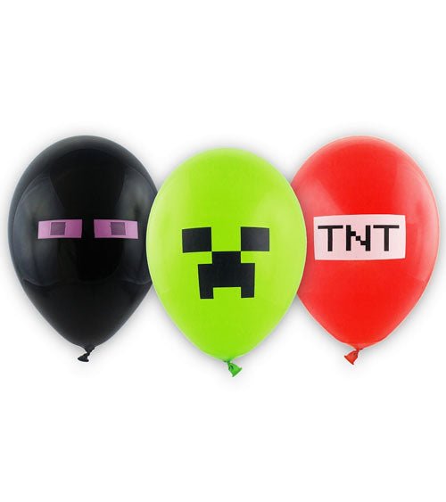 TNT MINECRAFT Ballon - Latex bedruckt