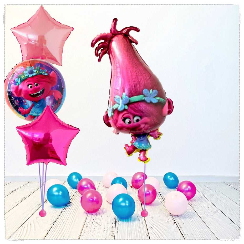 Trolls World Tour Ballon Bouquet (mit Helium gefüllt) - Liscenced Bouquet
