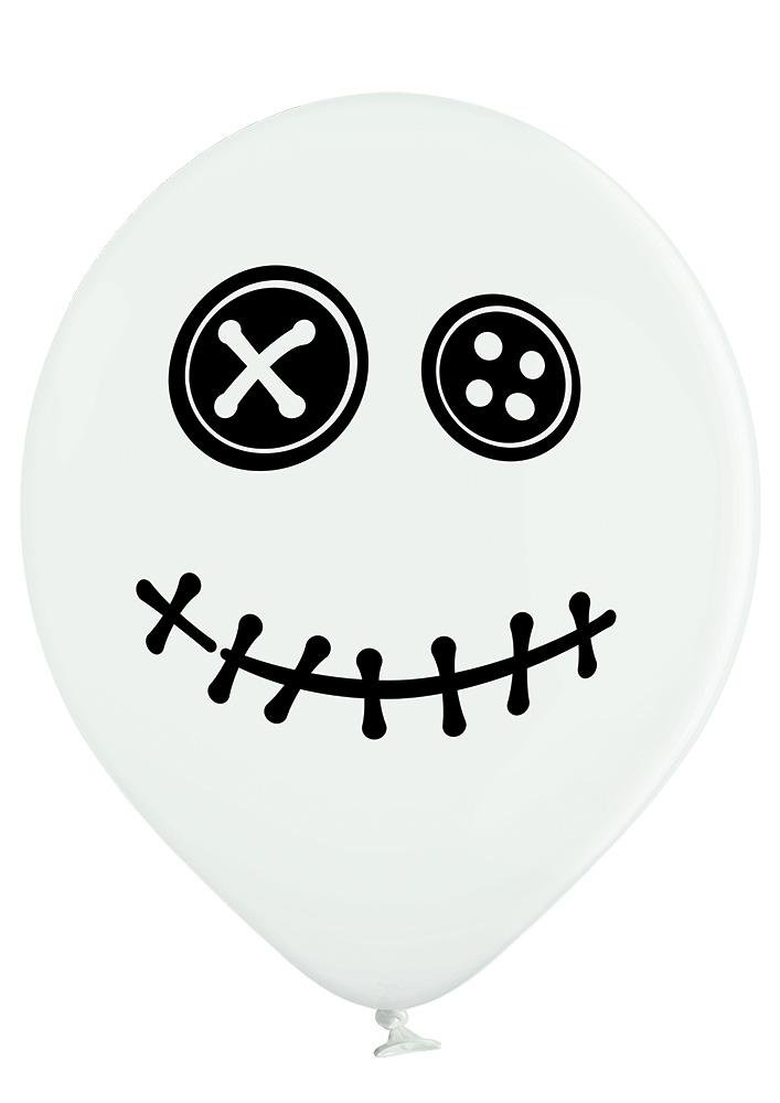 Voodoo Puppe Ballon - Latex bedruckt