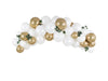 Weiss und gold Ballon Bogen Girlande Set