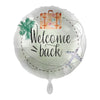 Welcome back Ballon (mit Helium gefüllt)