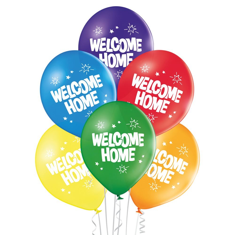 Welcome Home - Latex bedruckt