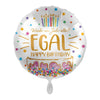 another year older EGAL balloon (filled with helium) 