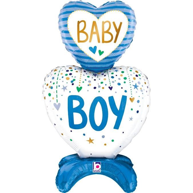 XL Baby Boy AirLoonz Ballon (zum selber aufblasen mit Luft) - Airloonz