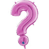 Ballon lettre XL fushia ? (avec de l'hélium) 