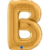 Ballon lettre XL argent A (avec hélium) 