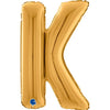 Ballon lettre XL argent A (avec hélium) 