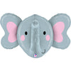 XL Elefant Ballon (mit Helium gefüllt)