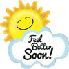 Ballon XL Feeling Better Soon (rempli d'hélium) 