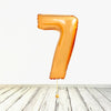 XL Gold Number 7 Balloon (Filled with Helium) 