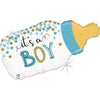 Ballon pour biberon XL It's a Boy (rempli d'hélium) 