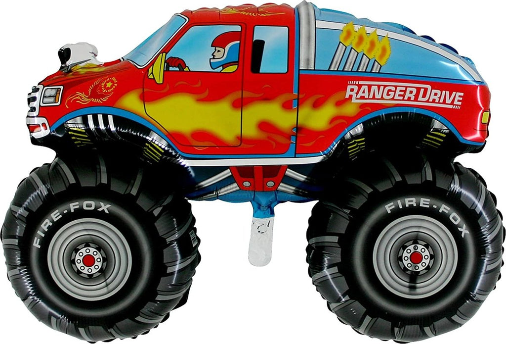 XL Monstertruck Ballon (mit Helium gefüllt) - Supershape helium