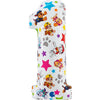 Ballon XL Paw Patrol Numbers 1 (rempli d'hélium) 