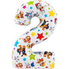 XL Paw Patrol Zahlen 2 Ballon (mit Helium gefüllt)
