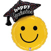 Ballon XL Smiley Happy Graduation (rempli d'hélium) 