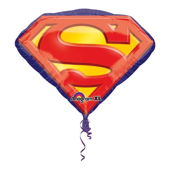 XL Superman Ballon (mit Helium gefüllt) - Supershape helium