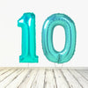 Ballon XL Tiffany Numbers 10 (rempli d'hélium) 