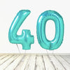 Ballon XL Tiffany Numbers 40 (rempli d'hélium) 