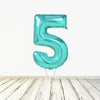 Ballon XL Tiffany Numbers 5 (rempli d'hélium) 