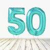 Ballon XL Tiffany Numbers 50 (rempli d'hélium) 
