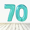 Ballon XL Tiffany Numbers 70 (rempli d'hélium) 
