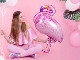 XXL Flamingo Ballon (mit Helium gefüllt) - Supershape helium