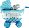 XXL It's a Boy Kinderwagen Ballon (mit Helium gefüllt)