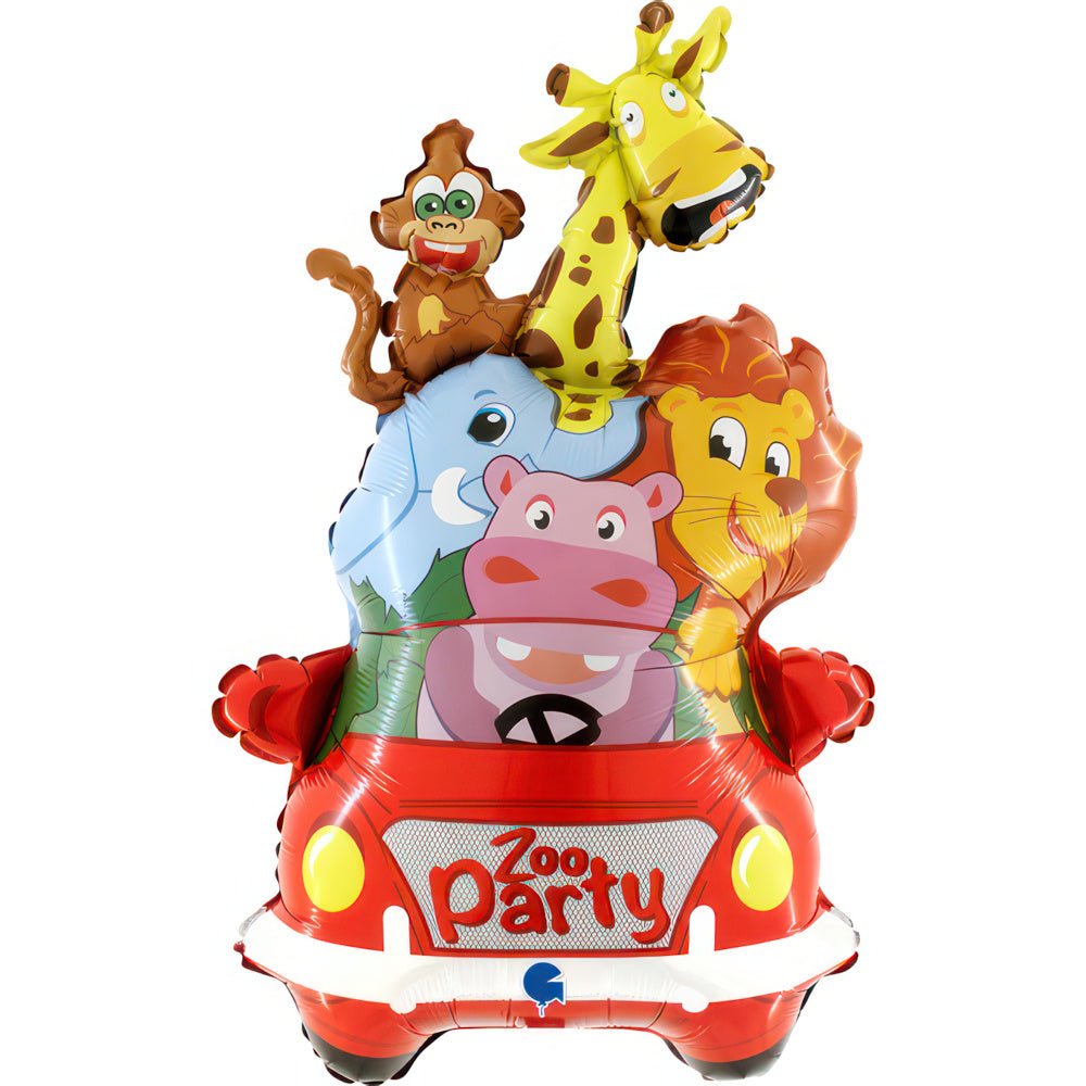 XXL Zoo Party Ballon (mit Helium gefüllt) - Supershape helium