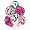 Ballon à rayures zébrées 