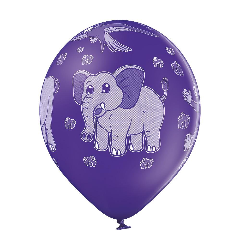 Zoo Tiere Ballon - Latex bedruckt