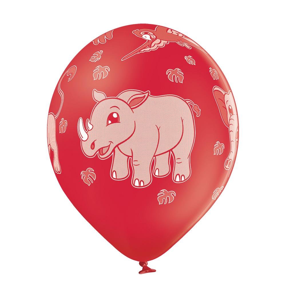 Zoo Tiere Ballon - Latex bedruckt
